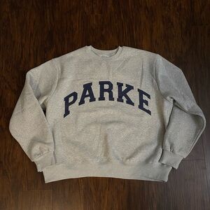 NEW Parke Varsity Crewneck Sweatshirt